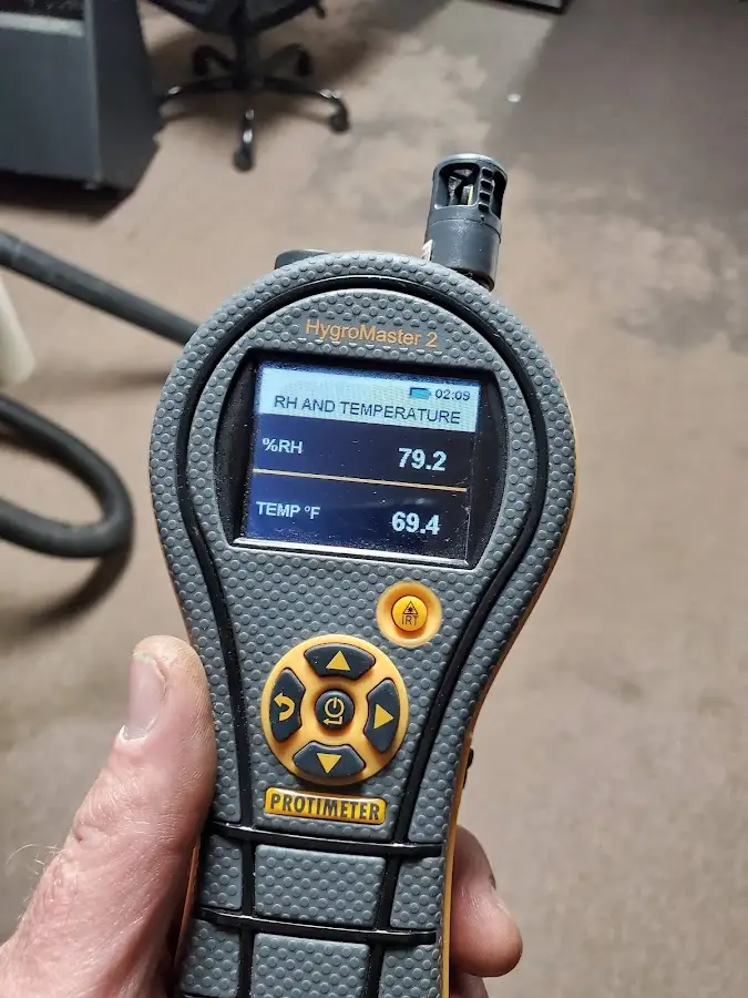 Moisture meter humidity assessment for Fire & Smoke Damage Restoration in Winters